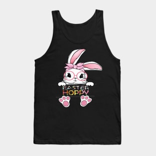 hoppy easter day cute rabbit Tank Top